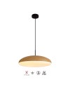 KAZZ * COLGANTE GRANDE MADERA - E27
